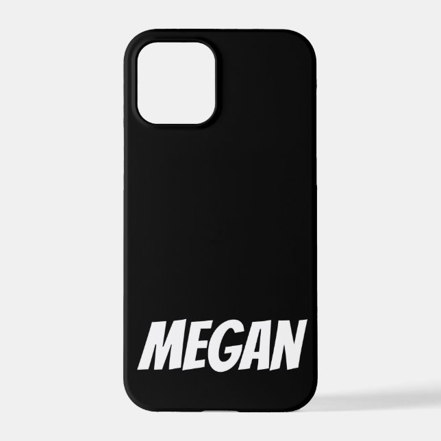 Funda Para iPhone Nombre personalizado personalizado personalizado C (Reverso )
