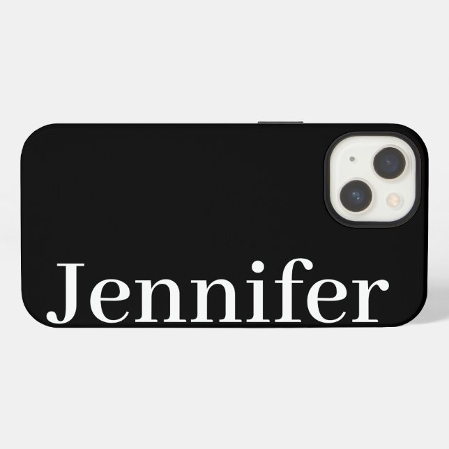 Funda Para iPhone Nombre personalizado personalizado personalizado s (Reverso Horizontal)