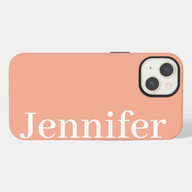 Funda Para iPhone Nombre personalizado personalizado personalizado s (Reverso Horizontal)