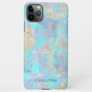 Funda Para iPhone 11Pro Max nombre personalizado piedra opal