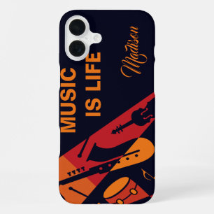 Funda Para iPhone 16 Plus Nombre personalizado Resumen de casos de teléfono