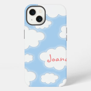Nombre personalizado rosa azul lindo del modelo de