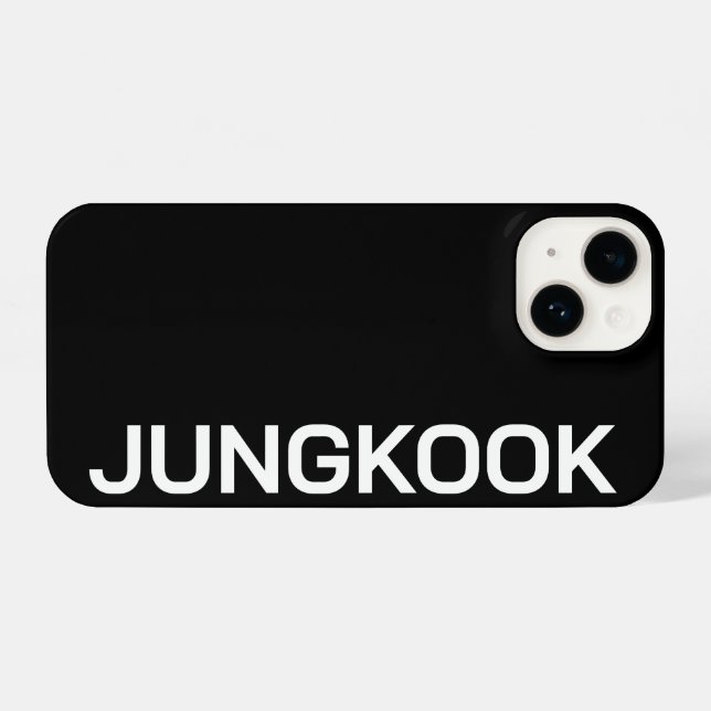 Funda Para iPhone Nombre Personalizado Simple Moderno Minimalismo El (Reverso Horizontal)