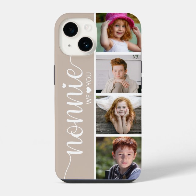 Funda Para iPhone Nonnie 4 Foto (Reverso )