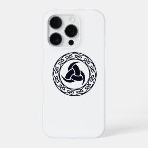 Funda Para iPhone 16 Pro Norse Triple Horn of Odin Symbol Celtic Knot