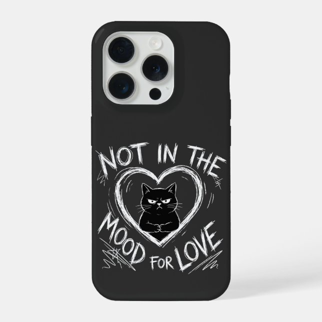 Funda Para iPhone Not In The Mood For Love Grumpy Cat Sarcastic (Reverso )