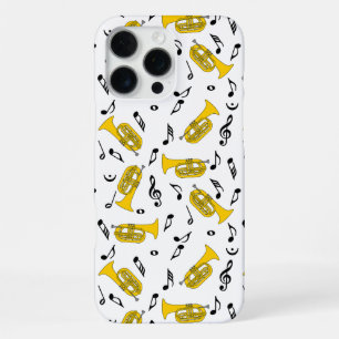 Funda Para iPhone 16 Pro Max Notas de música de barítono en marcha