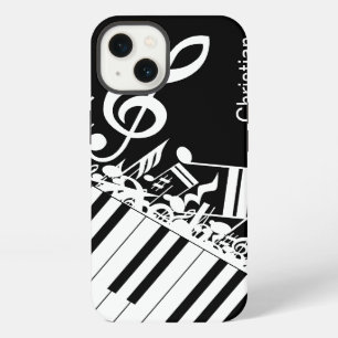 Notas musicales y teclas de piano personalizadas y