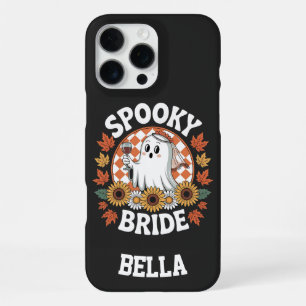 Funda Para iPhone 16 Pro Max Novia Espeluznante Fantasma Halloween Personalizad