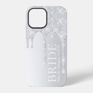 Funda Para iPhone 12 Pro Novia Futuro Sra Plata Brillo Goteo