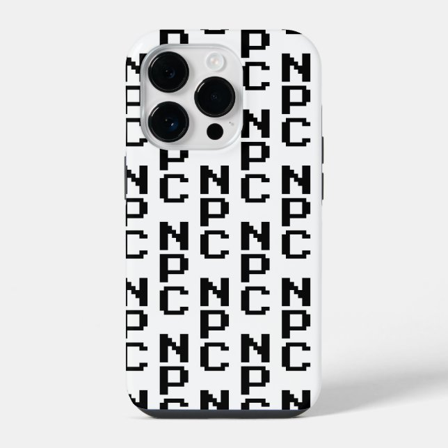 Funda Para iPhone NPC - Carácter no reproducible (Reverso )