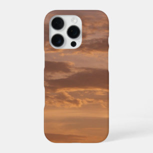 Funda Para iPhone 16 Pro Nubes al Atardecer II Pastel Abstracto Naturaleza