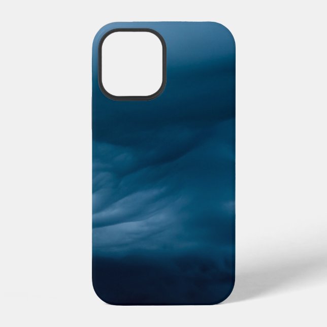 Funda Para iPhone Nubes de cúmulos azules (Reverso )