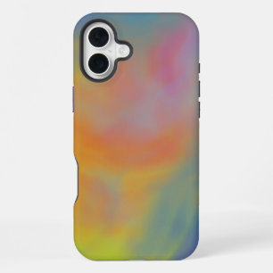 Funda Para iPhone 16 Plus Nubes de remolino coloridas