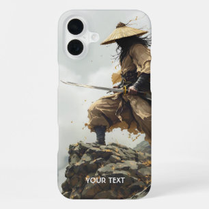 Funda Para iPhone 16 Plus Nubes de Samurái de Katana Lindo Fantasía