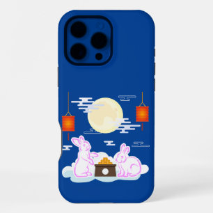 Funda Para iPhone 16 Pro Max Nubes de torta lunar en el festival de mediados de