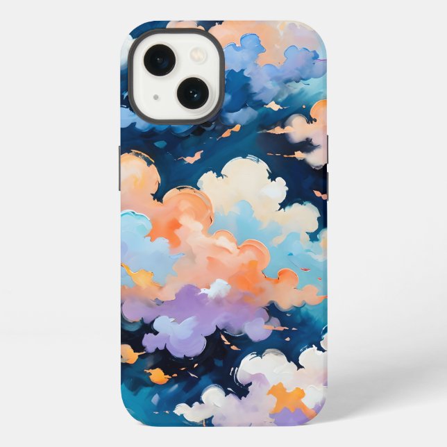 Funda Para iPhone Nubes en Movimiento (Reverso )