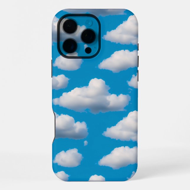 Funda Para iPhone Nubes Esponjosas (Reverso )