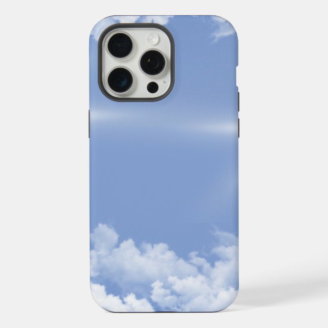 Funda Para iPhone nubes hermosas (Reverso )