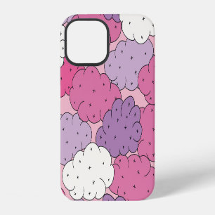 Funda Para iPhone 12 Nubes personalizados, repite la vintage divertida.