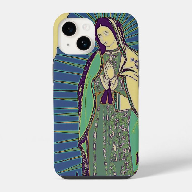 Funda Para iPhone nuestra señora de guadalupe (Reverso )