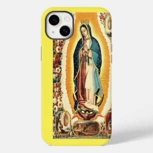 Funda Para iPhone 14 Plus Nuestra Señora De Guadalupe Arte Radiante
