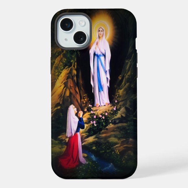 Funda Para iPhone Nuestra Señora de Lourdes (Reverso )