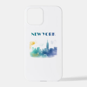 Funda Para iPhone 12 Pro Nueva York City Skyline NYC Travel America Liberty