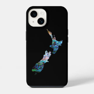 Funda Para iPhone 14 NUEVA ZELANDIA MAPA PAUA Funda-Mate iPhone CASE