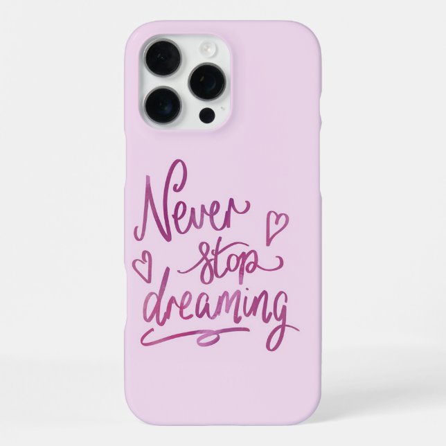 Funda Para iPhone Nunca dejes de soñar (Reverso )