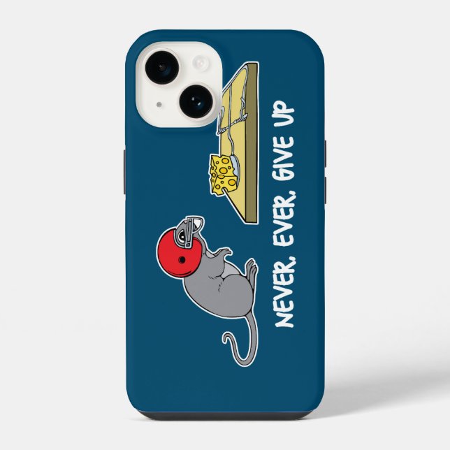 Funda Para iPhone Nunca jamás te rindas (Reverso )
