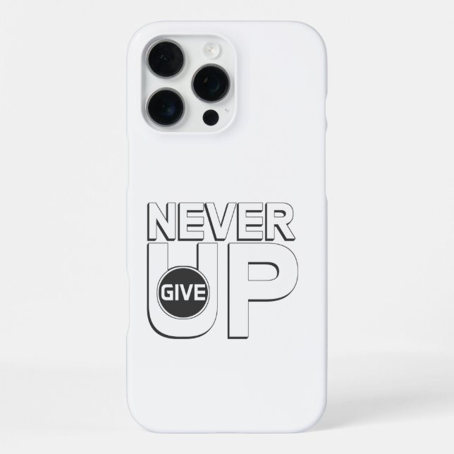 Funda Para iPhone Nunca rendirse (Reverso )