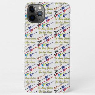 Funda Para iPhone 11Pro Max Nunca Se Puede Tener Demasiados Guitorios