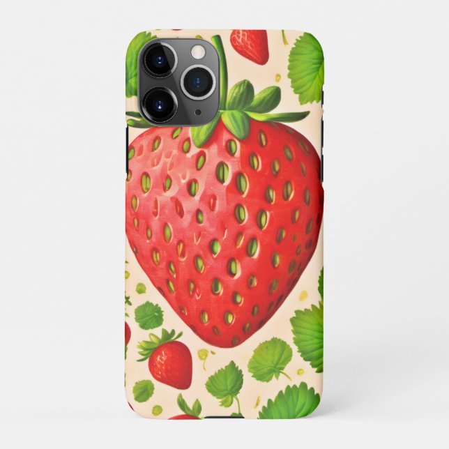 Funda Para iPhone Obra artística de Strawberry Dadaist (Reverso)