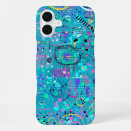 Funda Para iPhone 16 Plus Ocean Bubbles: Maximalist Art