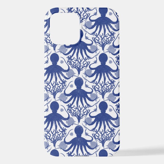 Funda Para iPhone Octopus (fondo claro) (Reverso )