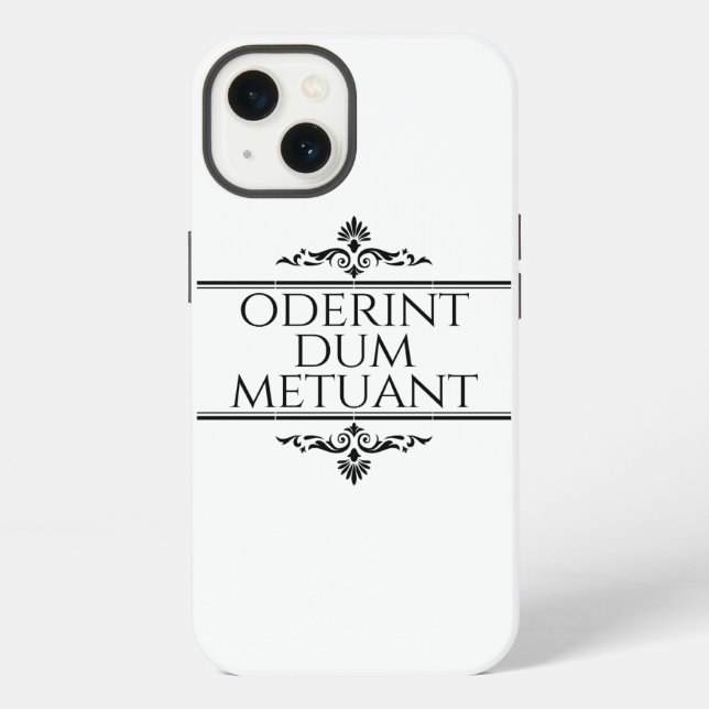 Funda Para iPhone Oderint Dum Metuant (Reverso )