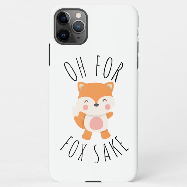 Funda Para iPhone Oh por Fox Sake (Reverso)