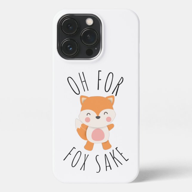 Funda Para iPhone Oh por Fox Sake (Reverso)
