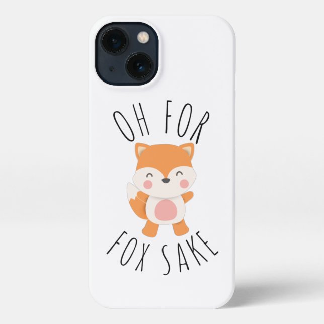 Funda Para iPhone Oh por Fox Sake (Reverso )