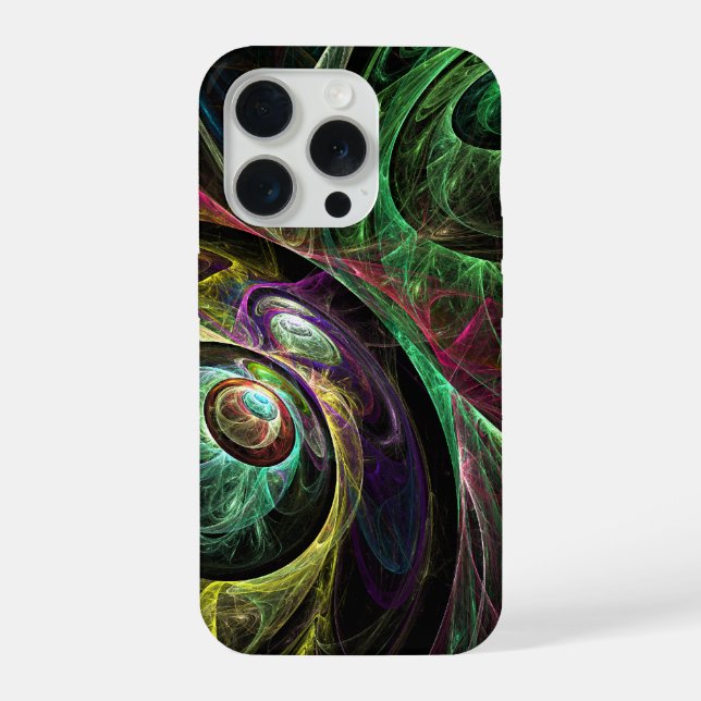Funda Para iPhone Ojo a ojo Resumen arte (Reverso )