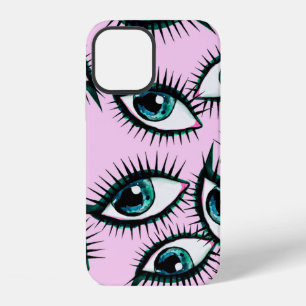 Funda Para iPhone 12 Ojo de montaña. Icono abstracto. 