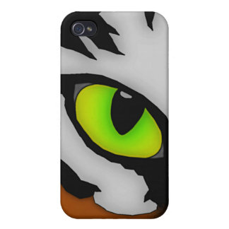 Carcasa Para iPhone 4 Ojo del caso del iPhone 4 del tigre