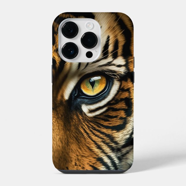 Funda Para iPhone Ojo del tigre (Reverso )
