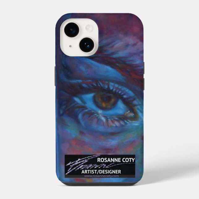 Funda Para iPhone Ojo Malhumorado  (Reverso )