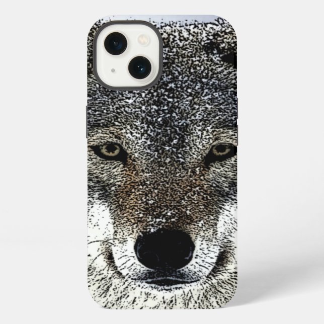 Funda Para iPhone Ojos de lobo (Reverso )