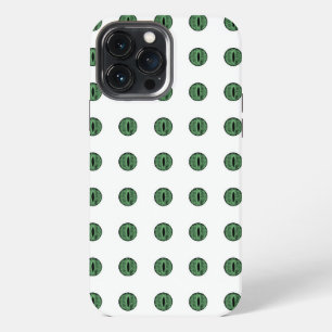 Funda Para iPhone 13 Pro Max Ojos de lunares verdes de Halloween