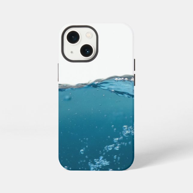 Funda Para iPhone Ola Azul Clara (Reverso )
