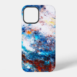 Funda Para iPhone 12 Ola azul del mar. Frascos artísticos de pinturas b
