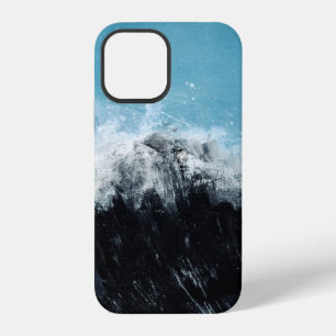 Funda Para iPhone 12 Ola de mar. Ilustración pintada a mano